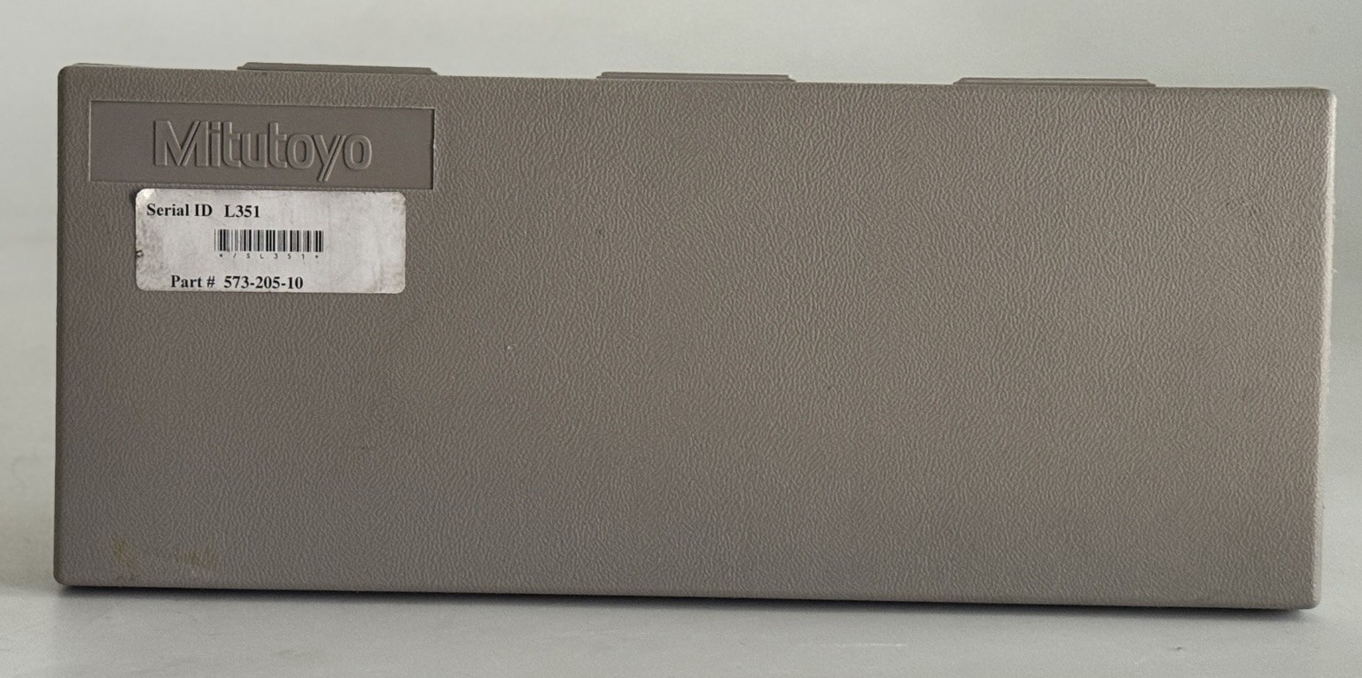 Mitutoyo 573-205-10 Offset Centerline ABS Digimatic Caliper 0.4–6” w/ Case Japan