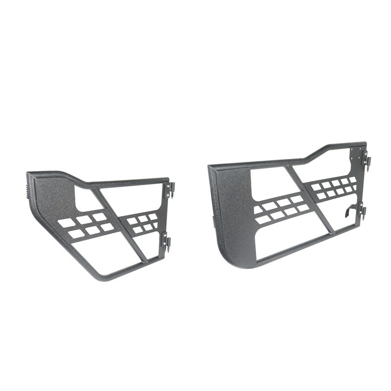 4Pcs Tubular Door Guards Tube Frames Fit Jeep Wrangler JL JT 2018-2025 4-Door