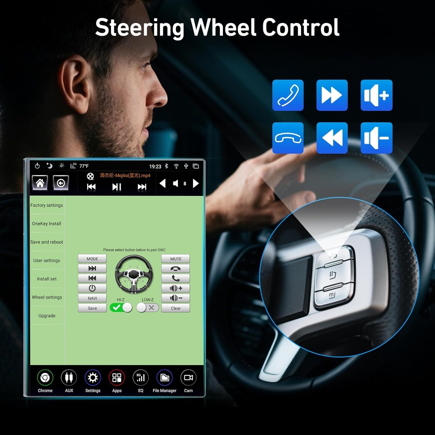 LINKSWELL GEN 4 Car Radio Stereo for Ford F-150 2015-2020 Super Duty 2017-2022