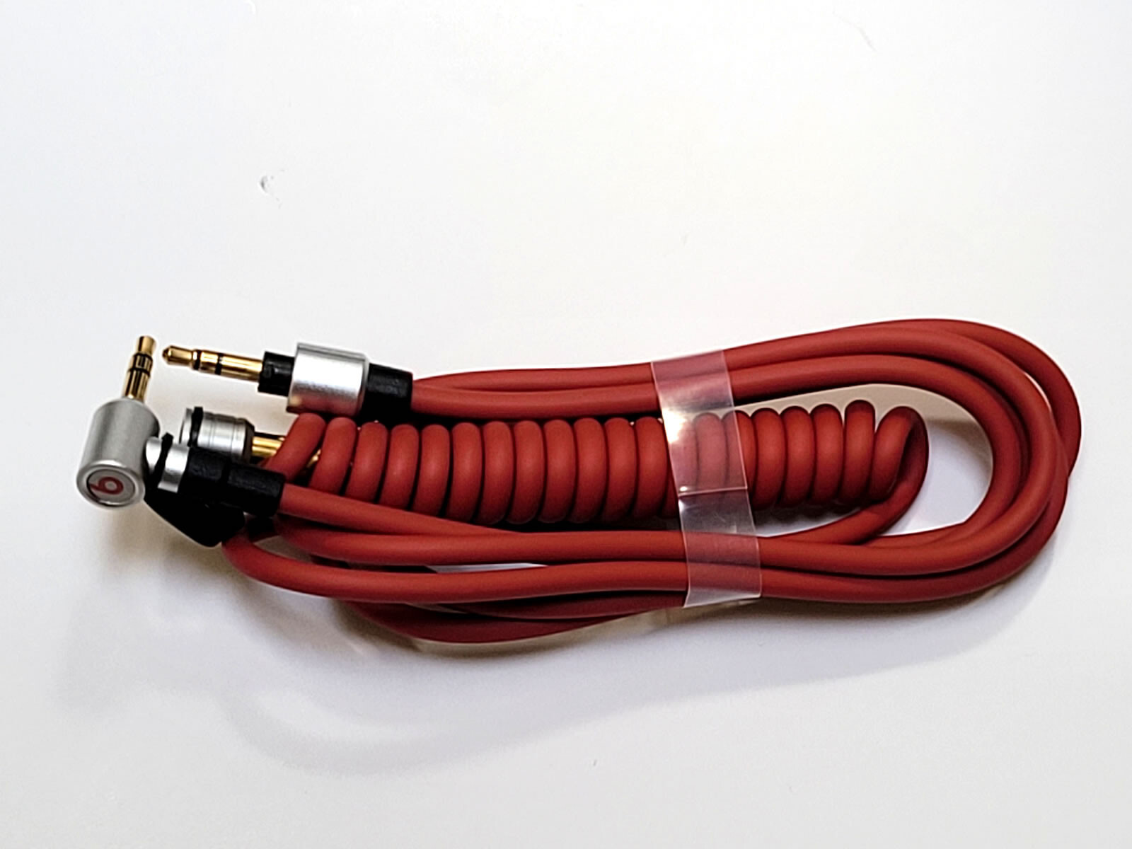 2 Coiled Audio Cables for BEATS PRO and BEATS PRO DETOX with Locking Function.
