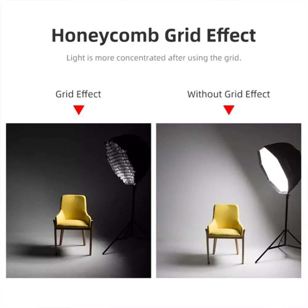 US TRIOPO 65cm 90cm 120cm Octagon Softbox Honeycomb Grid for Foldable Softbox