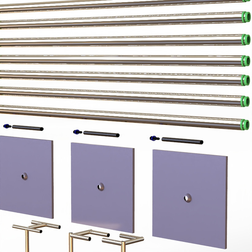 DOUBLE CROSS BAR ADJUSTABLE QUICK BACKDROP KIT 10FT x 20FT PIPE WITHOUT DRAPE