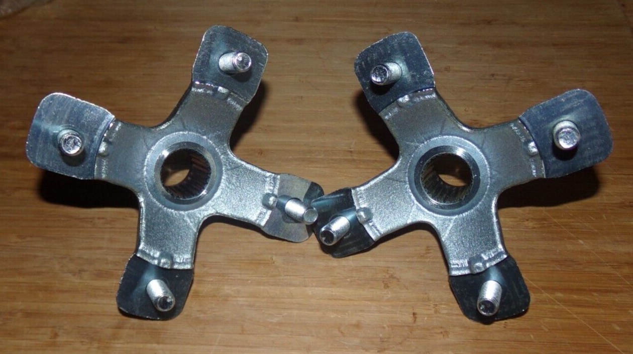 SUZUKI LT250R 250 QUADRACER STEEL EXTENDED, WIDER REAR WHEEL HUBS 4x115 PATTERN