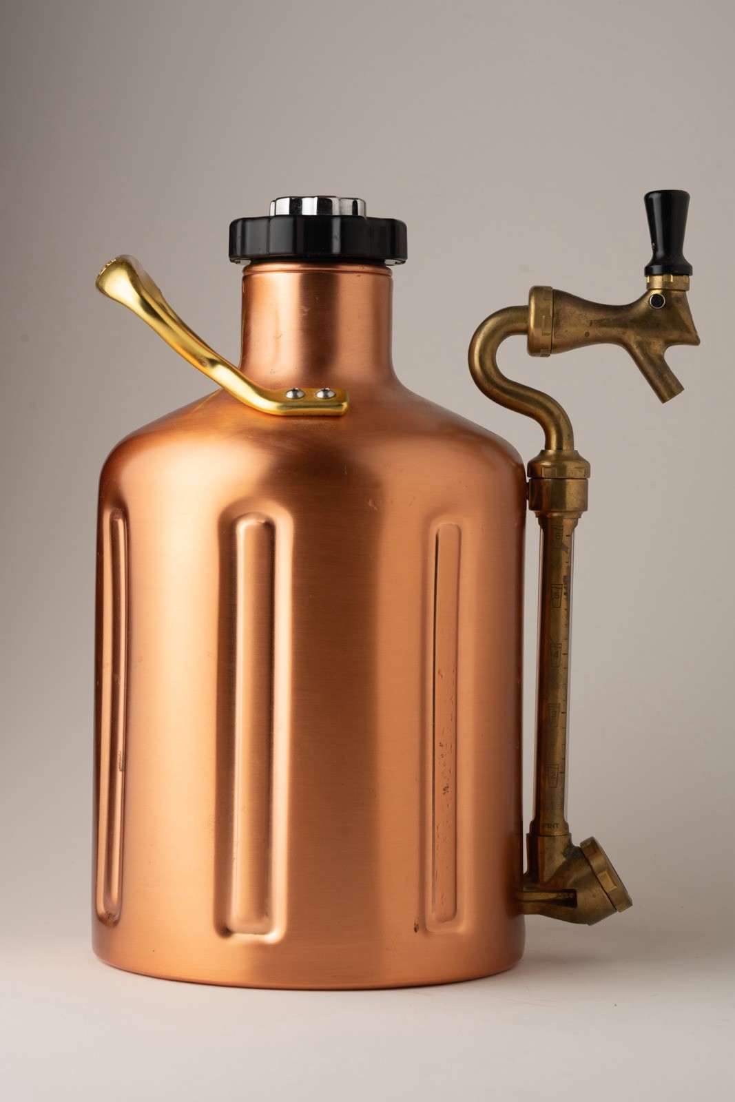 GrowlerWerks uKeg 128 Copper Pressurized Growler Tap + Gauge +Parts. Barely Used