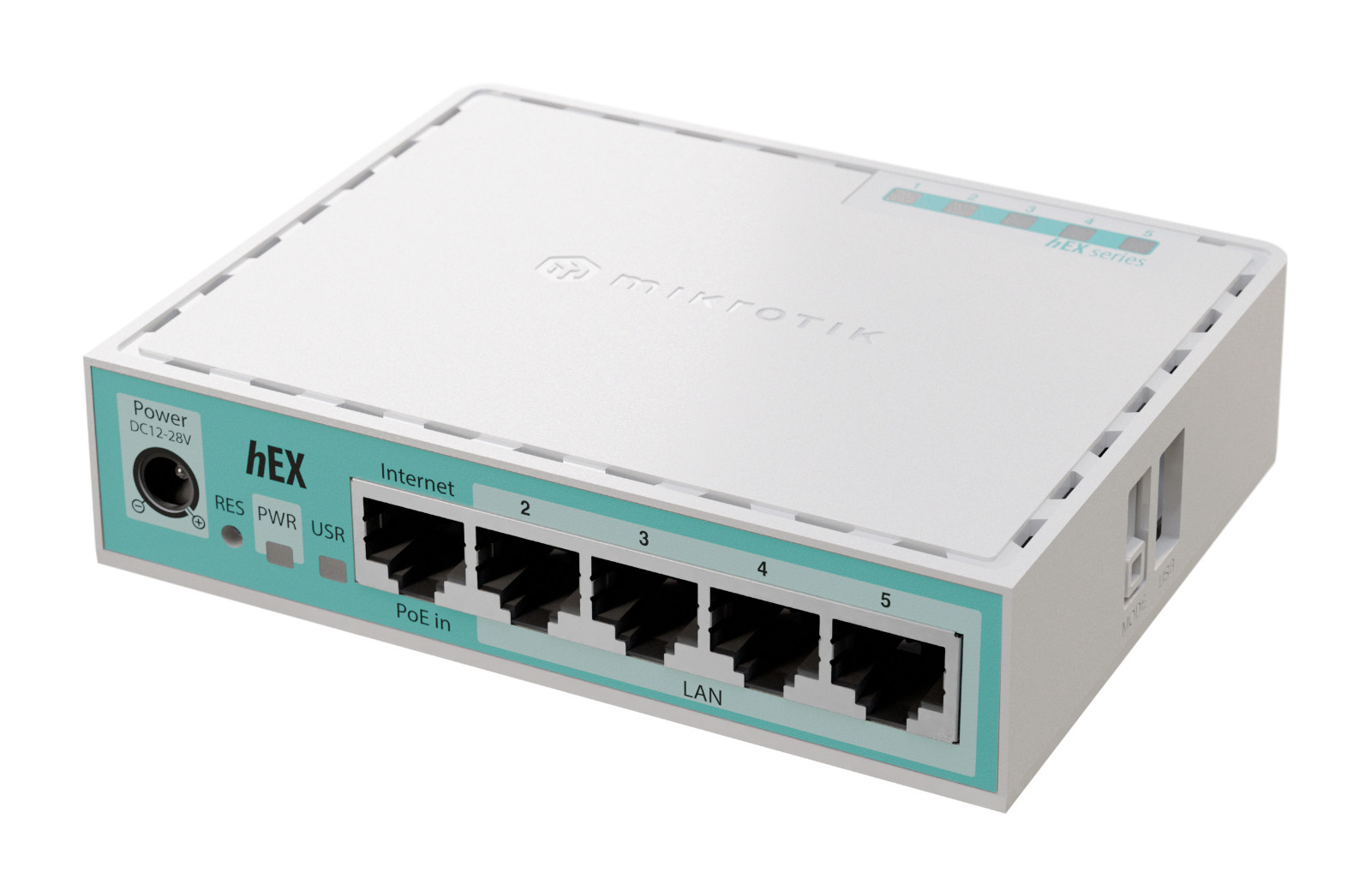 Mikrotik E50UG hEX refresh with modern ARM CPU and extra RAM