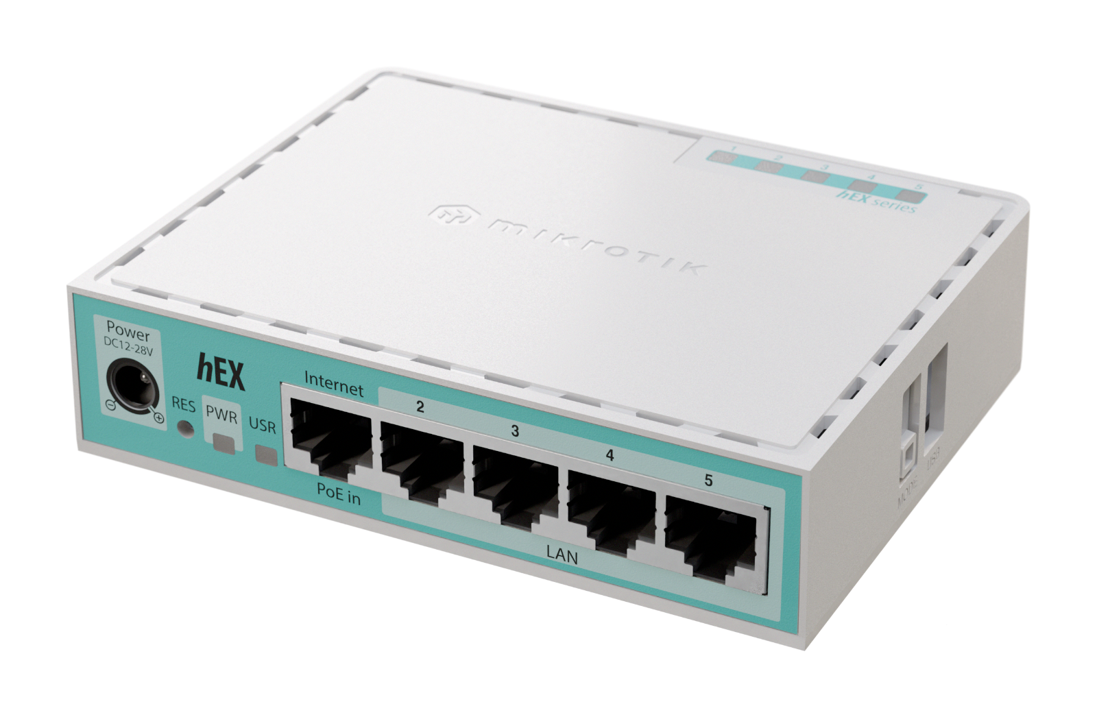 Mikrotik E50UG hEX refresh with modern ARM CPU and extra RAM