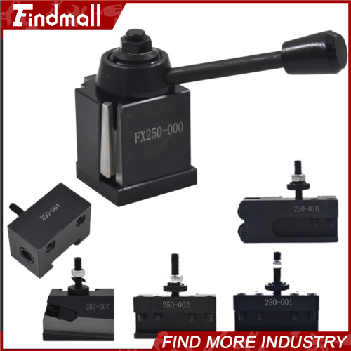 OXA 250-000 Wedge Type Quick Change Tool Post Holder Set For Mini Lathe Up to 8"