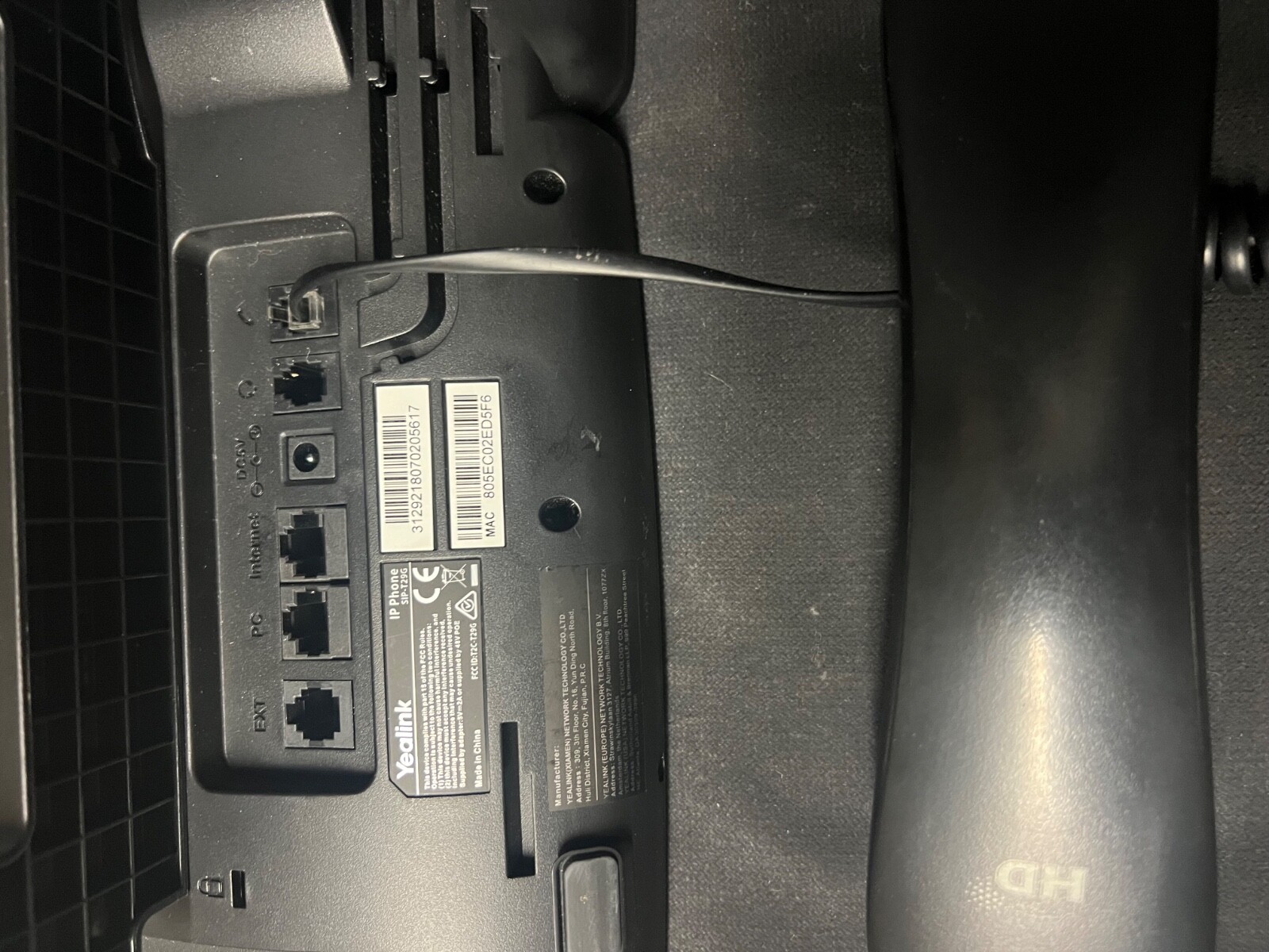 Yealink SIP-T29G Business Gigabit PoE Phone w/ Color LCD Display