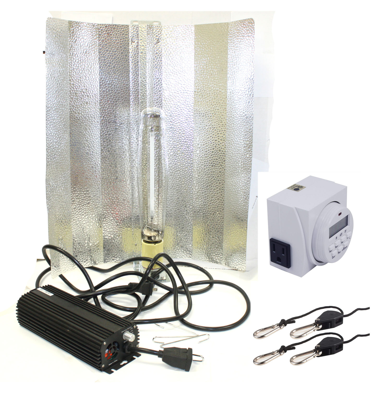 1000W Super Lumen Ballast HPS Wing Reflector Light Hydroponic Grow Light Kit