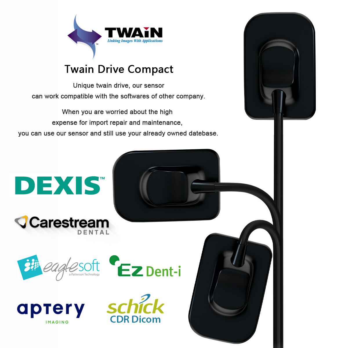 Dental X Portable Unit Ray Machine High Frequency/X Sensor Ray Size 1/2 rx Rayos