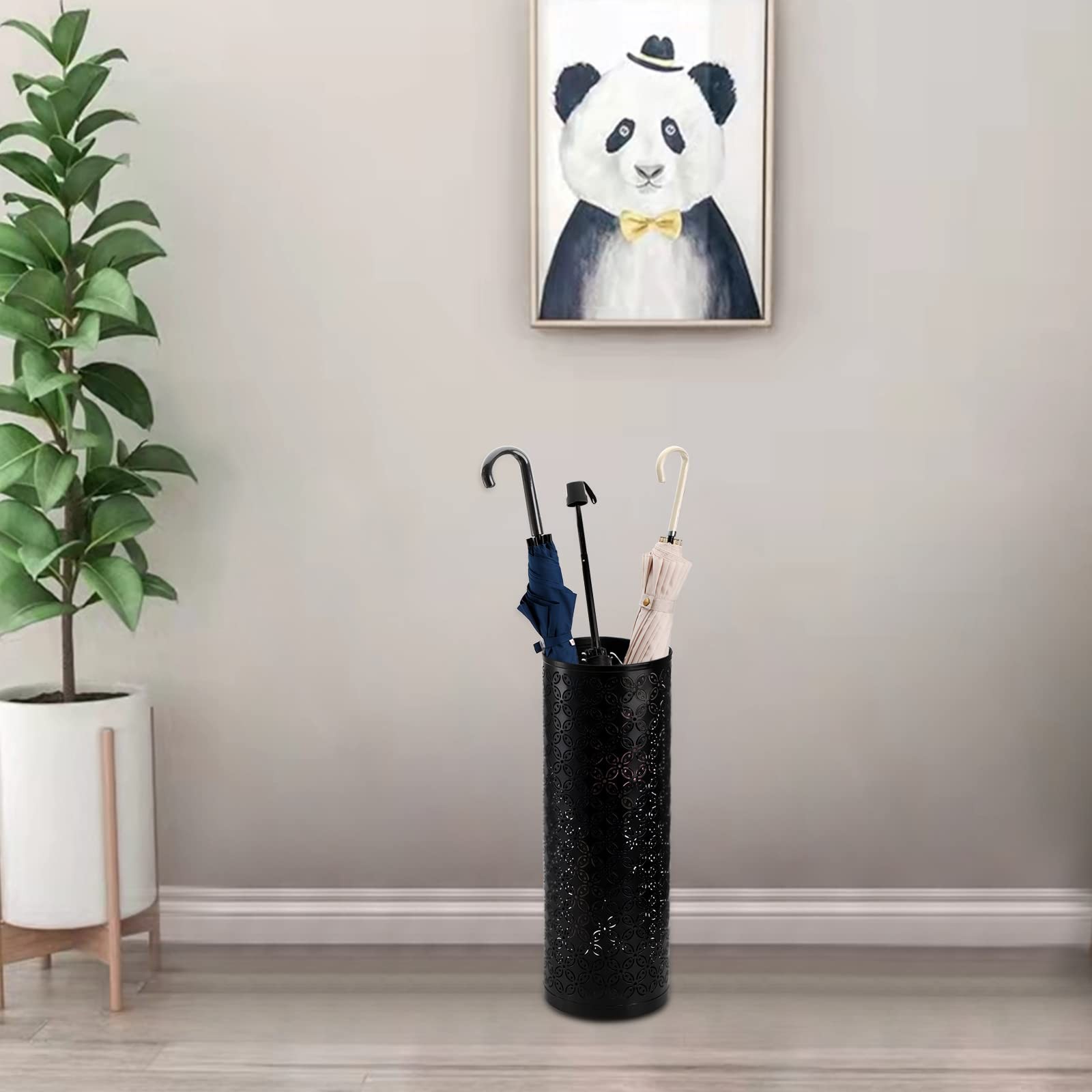 Umbrella Stand Rack, Free Standing Umbrella Holder Bin, Holder for Entryway