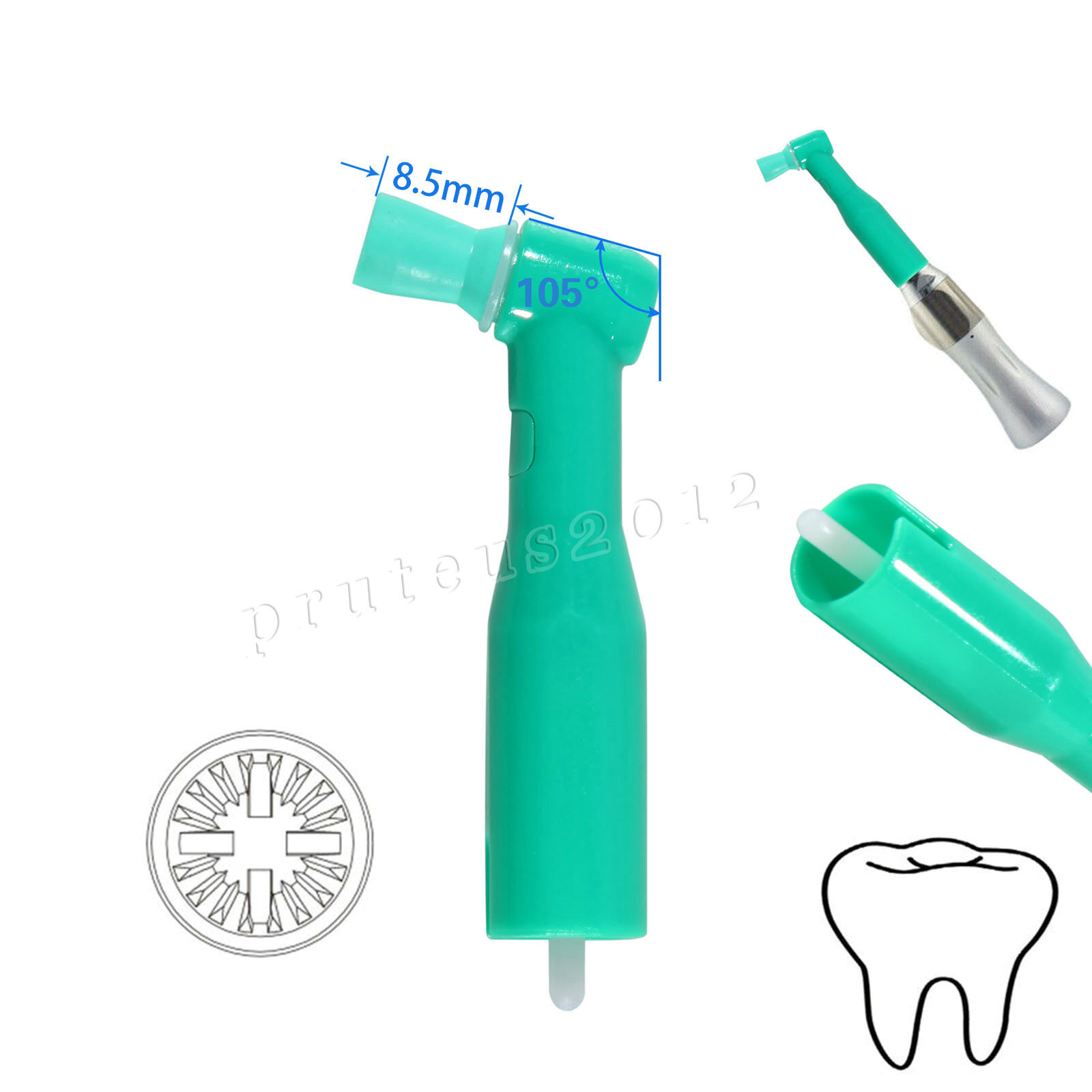 Dental Disposable Prophy Contra Angles High Quality 2000 Pcs Soft