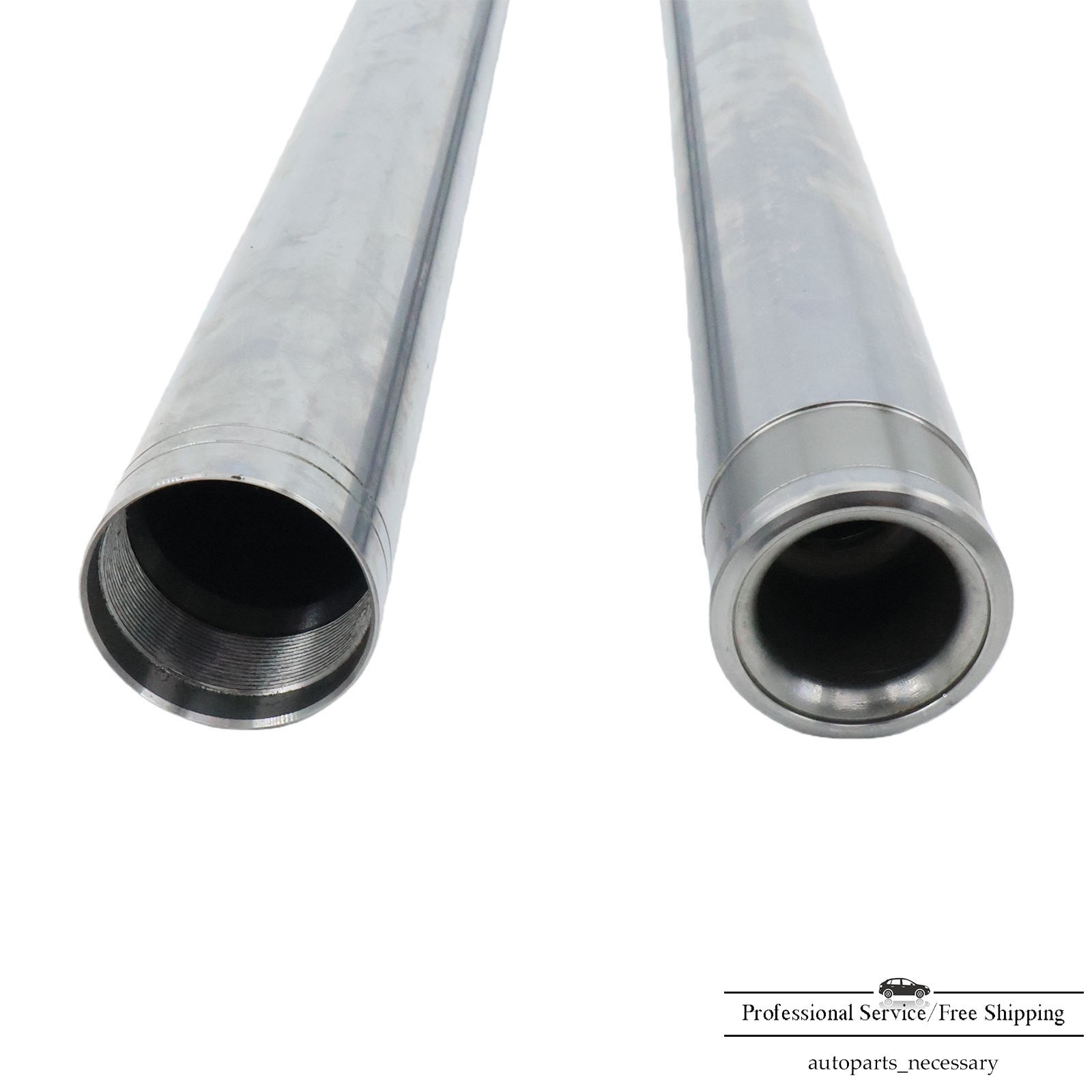 2x Front Shock Inner Fork Tubes For Kawasaki EX650 Ninja 650 2017-2023 41x585mm