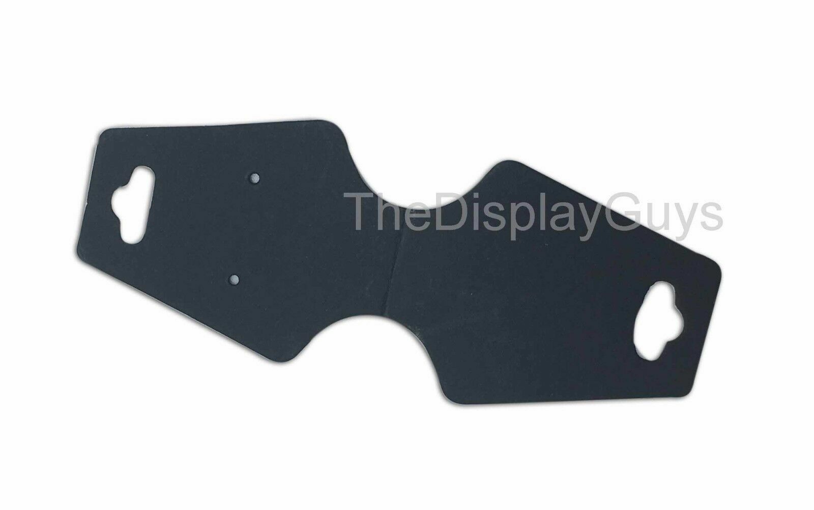 100/200/500pcs Black Kraft White Earrings Necklace Display Hanging Cards+ Holder