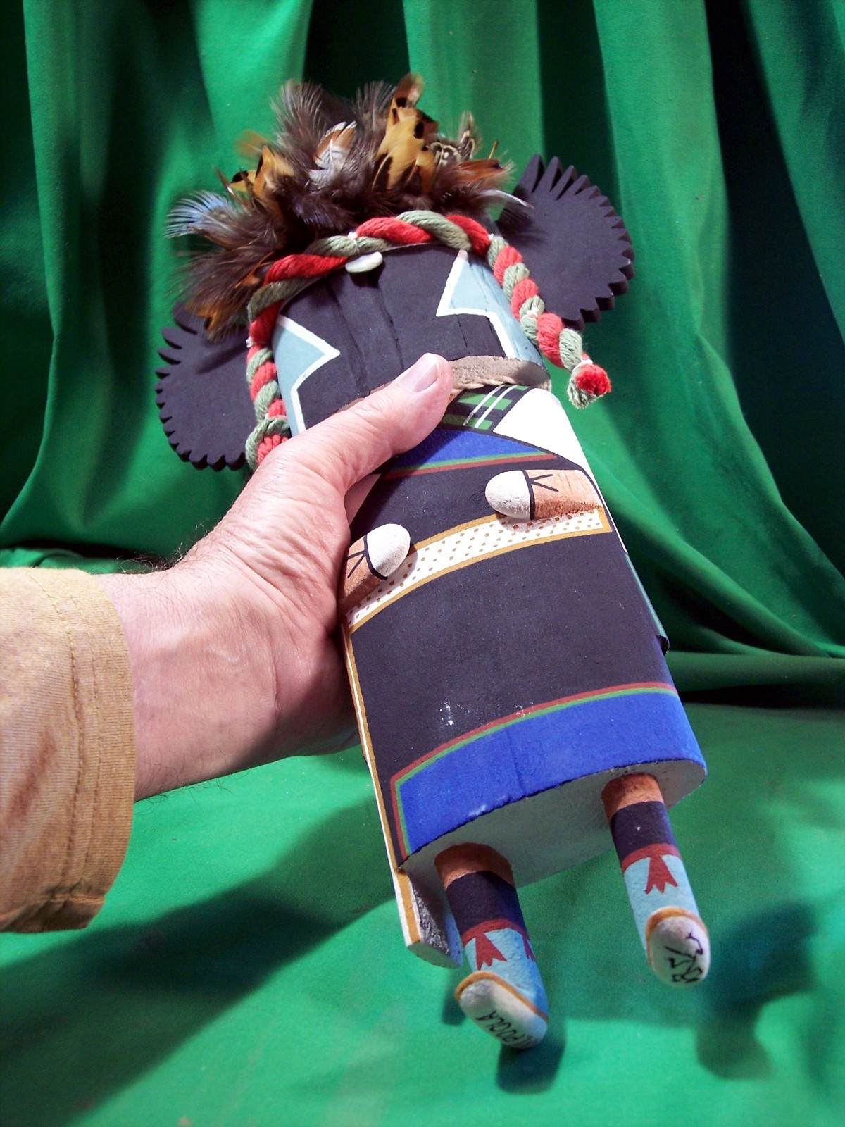 Hopi Kachina Doll - Crow Mother Kachina by Martin Poola - Old Style Beauty!