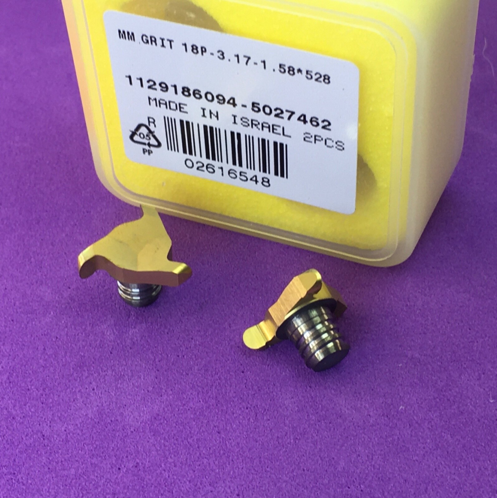 2pc  ISCAR   MM GRIT 18P-3.17-1.58  Carbide Multi Master Milling Head🎯Machinist