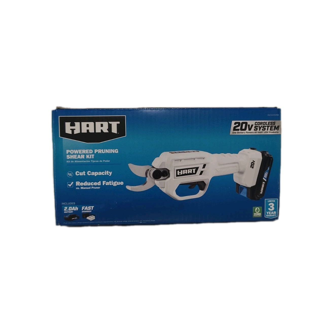 HART 20V Pruning Shears Kit W 2Ah Battery + Charger New !!!