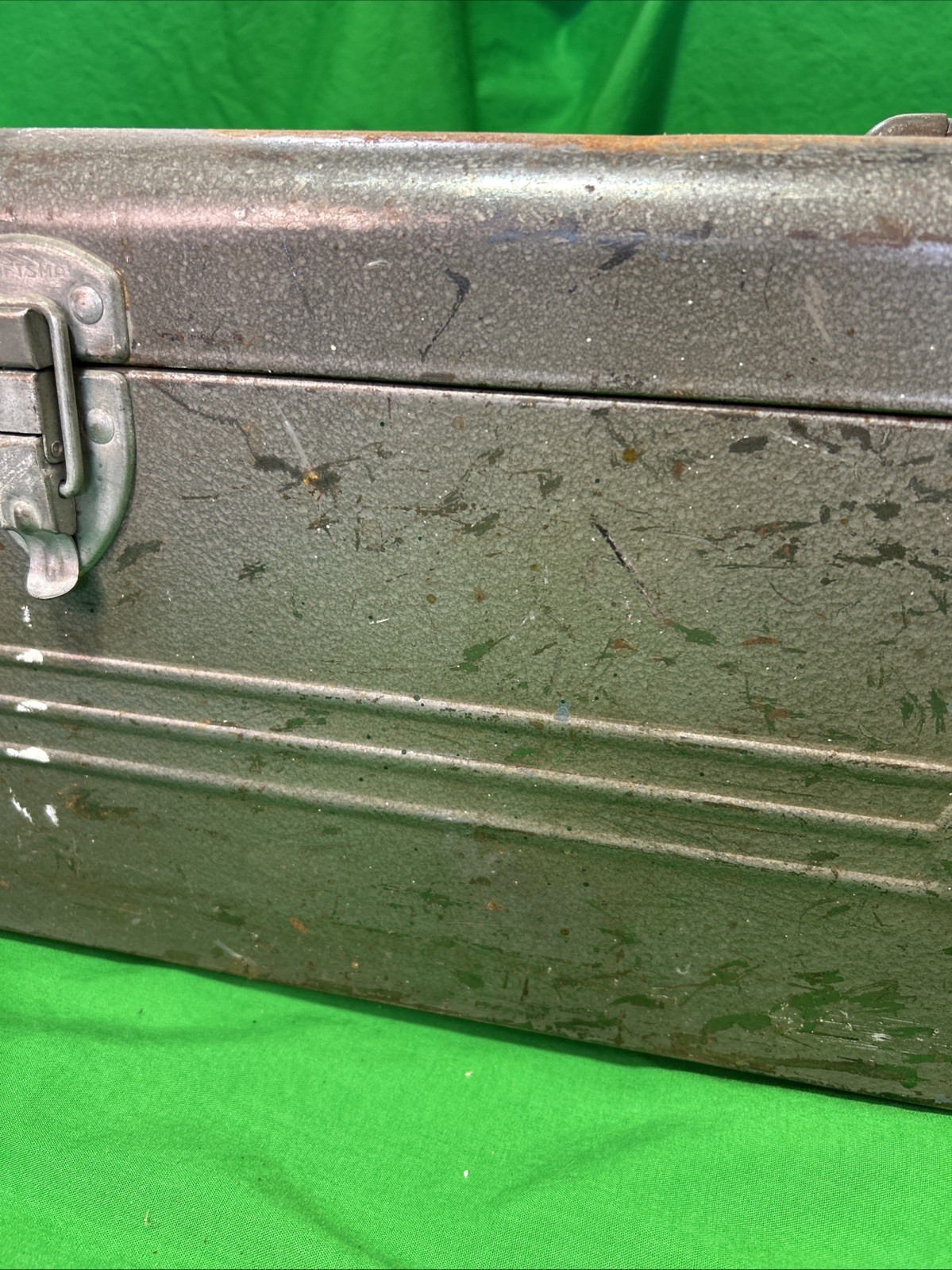 Craftsman 6517 Carpenters Toolbox w/Tray -1950's Logo