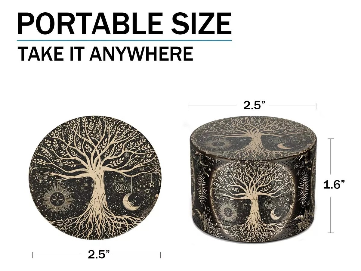 4 PCS Herb Tobacco Grinder Spice Herbal Metal Smoke Crusher Handle Hand Muller