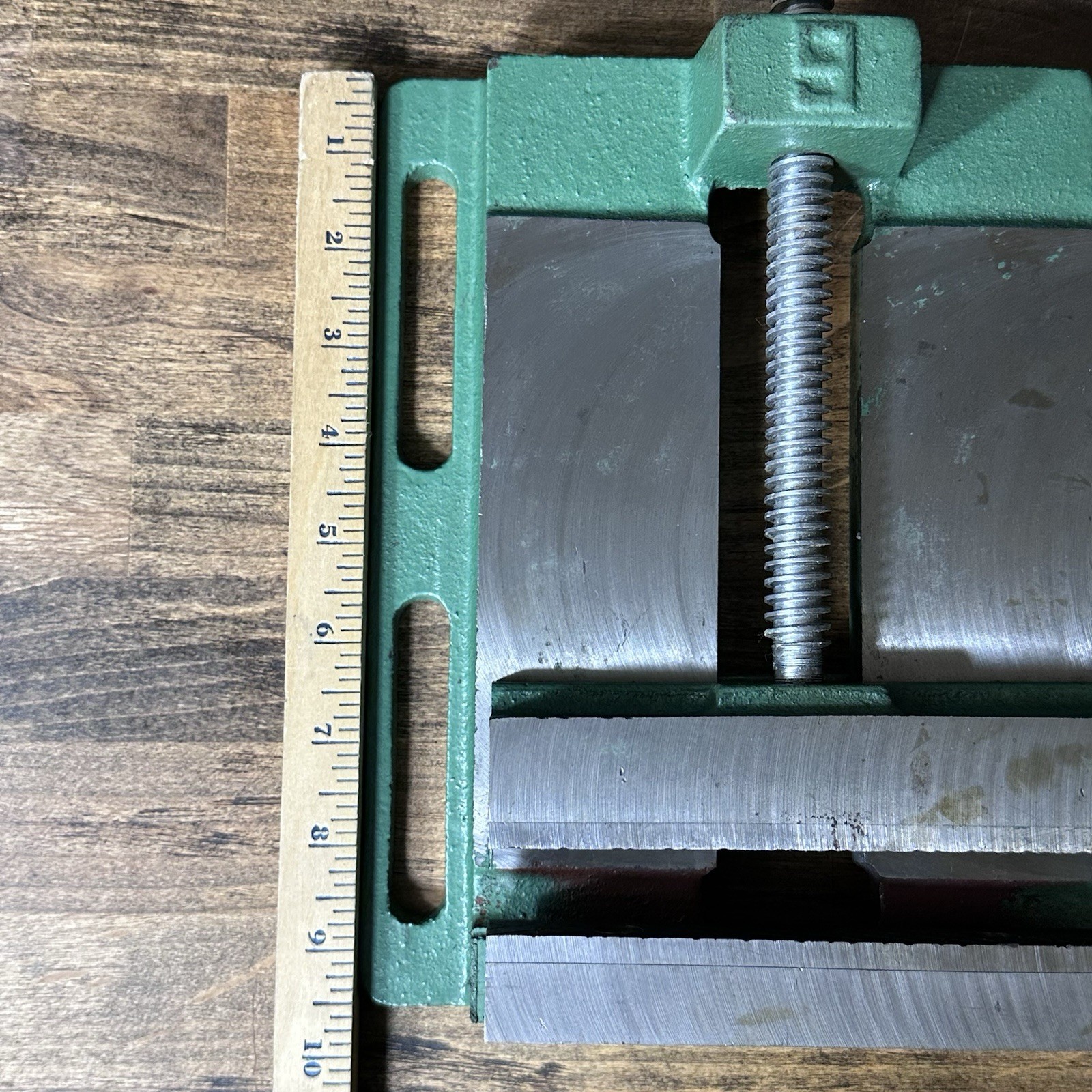 Rare Vintage Green 6” Drill Press Bench Vice Pittsbirgh New Old Stock