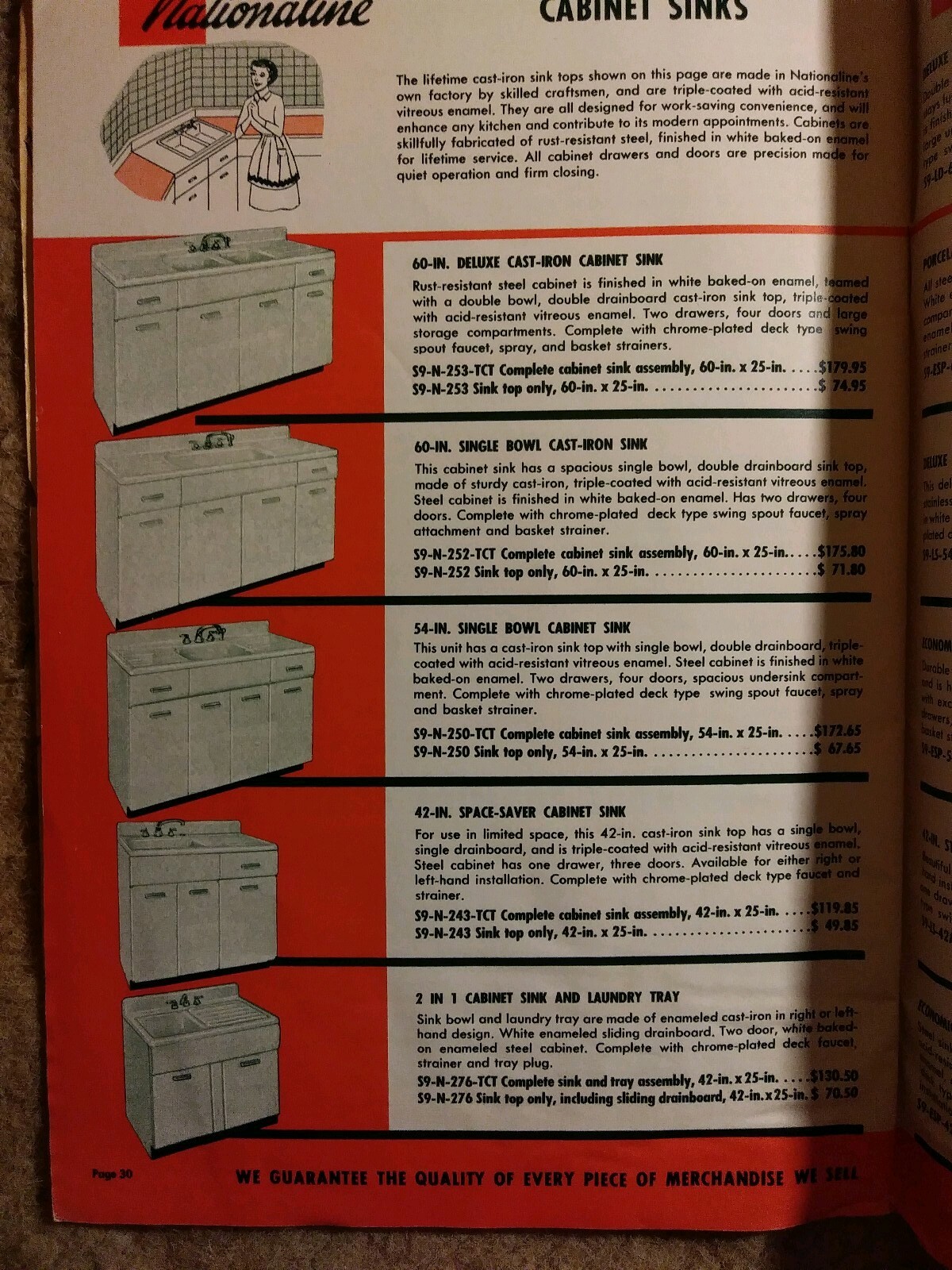 Vintage Nationaline Planalog catalog (35 pg) by W.J. Baumbach