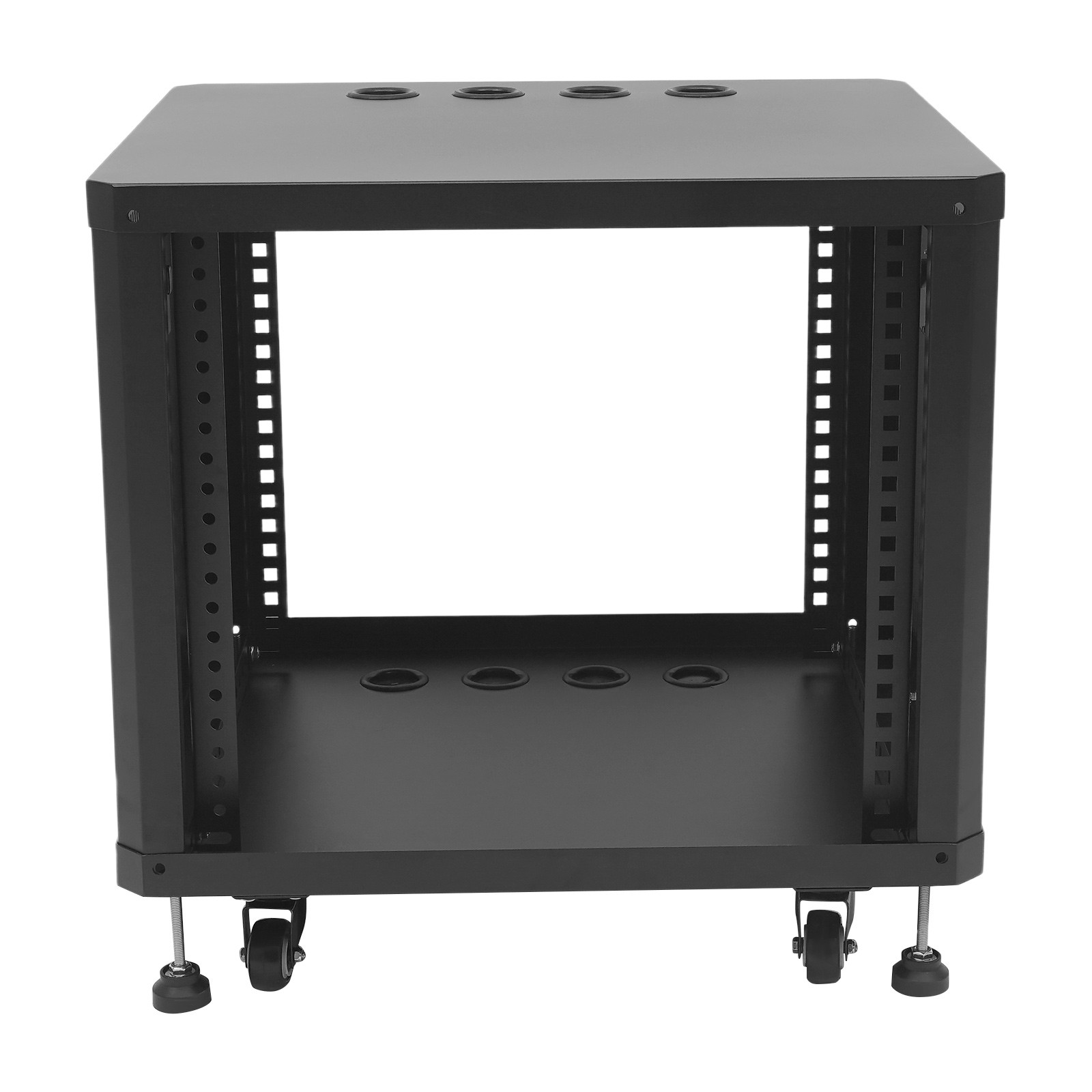 9U Rolling Server Rack Locking Network Cabinet Box Data Enclosure