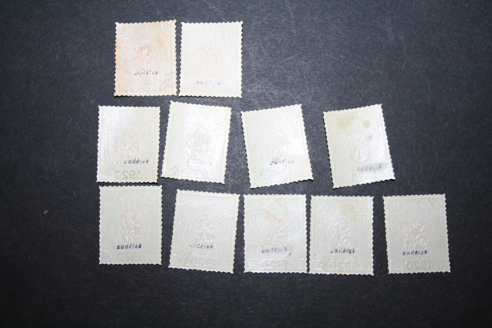 *REPLICA* Czechoslovakia/Legion Post in Russia Scott 4-14 set PADELEK