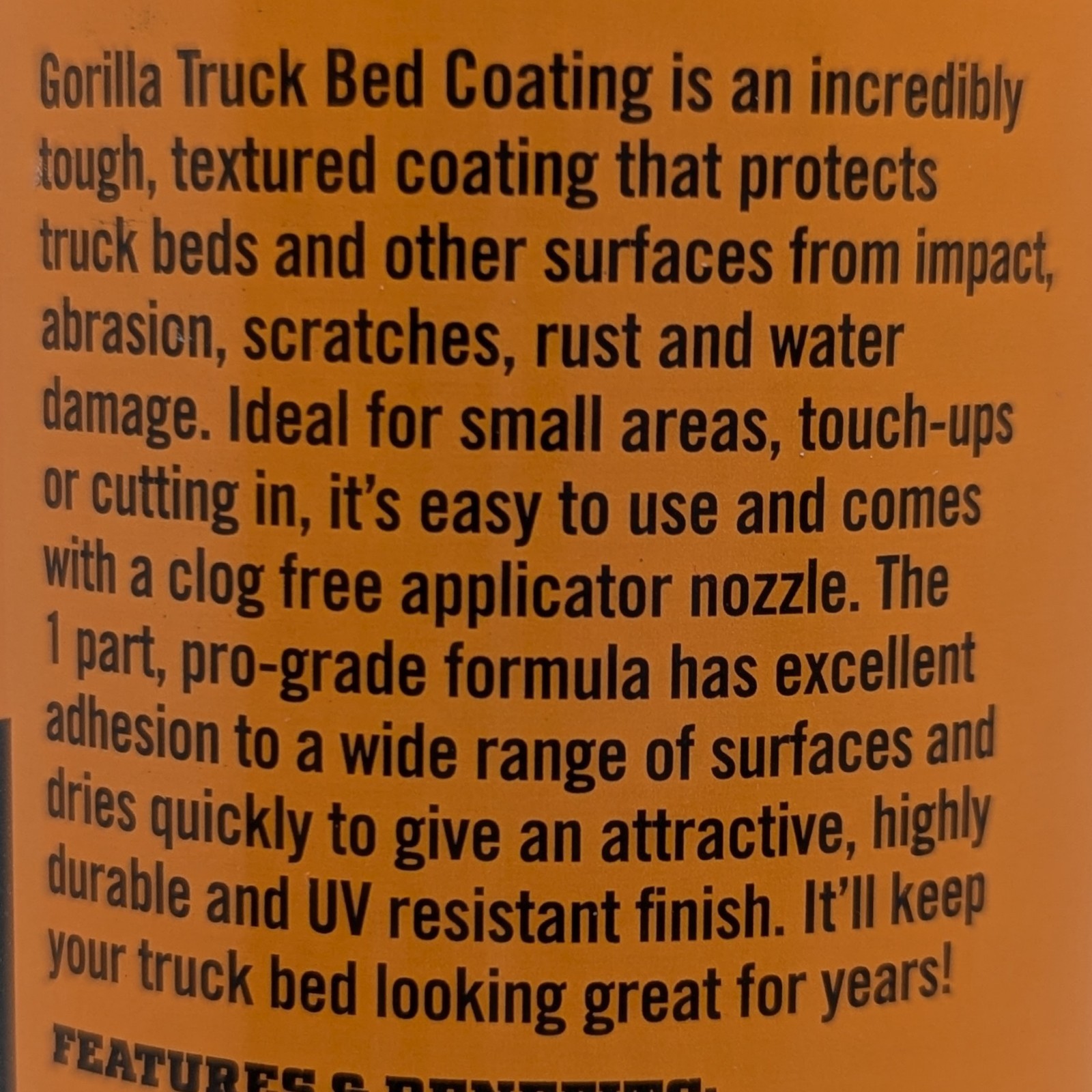 Gorilla Truck Bed Liner Coating 2x 14.3oz Aerosol Spray Case Durable Protection