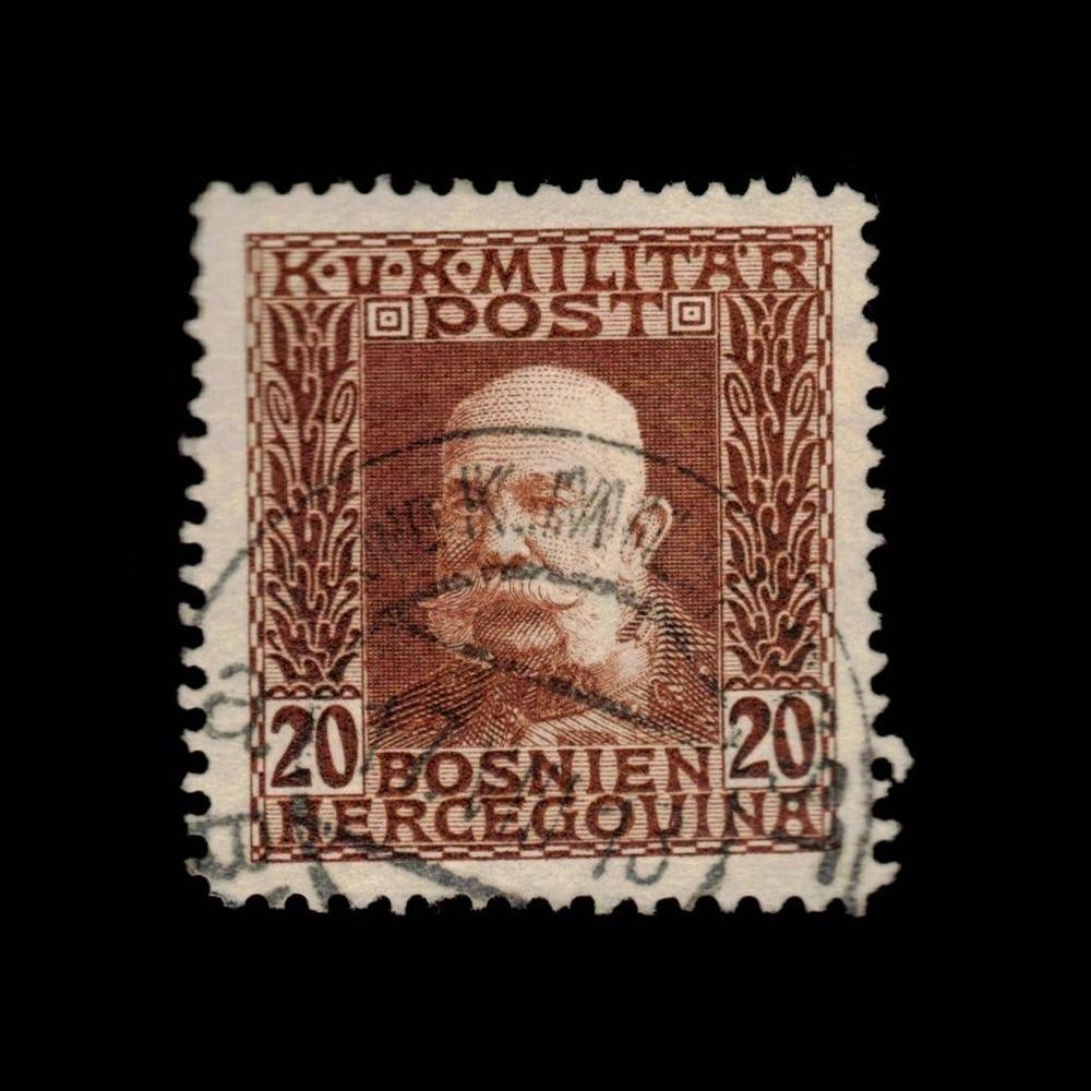 Bosnia & Herzegovina, Scott 72, Franz Josef, 1912, used, 115346