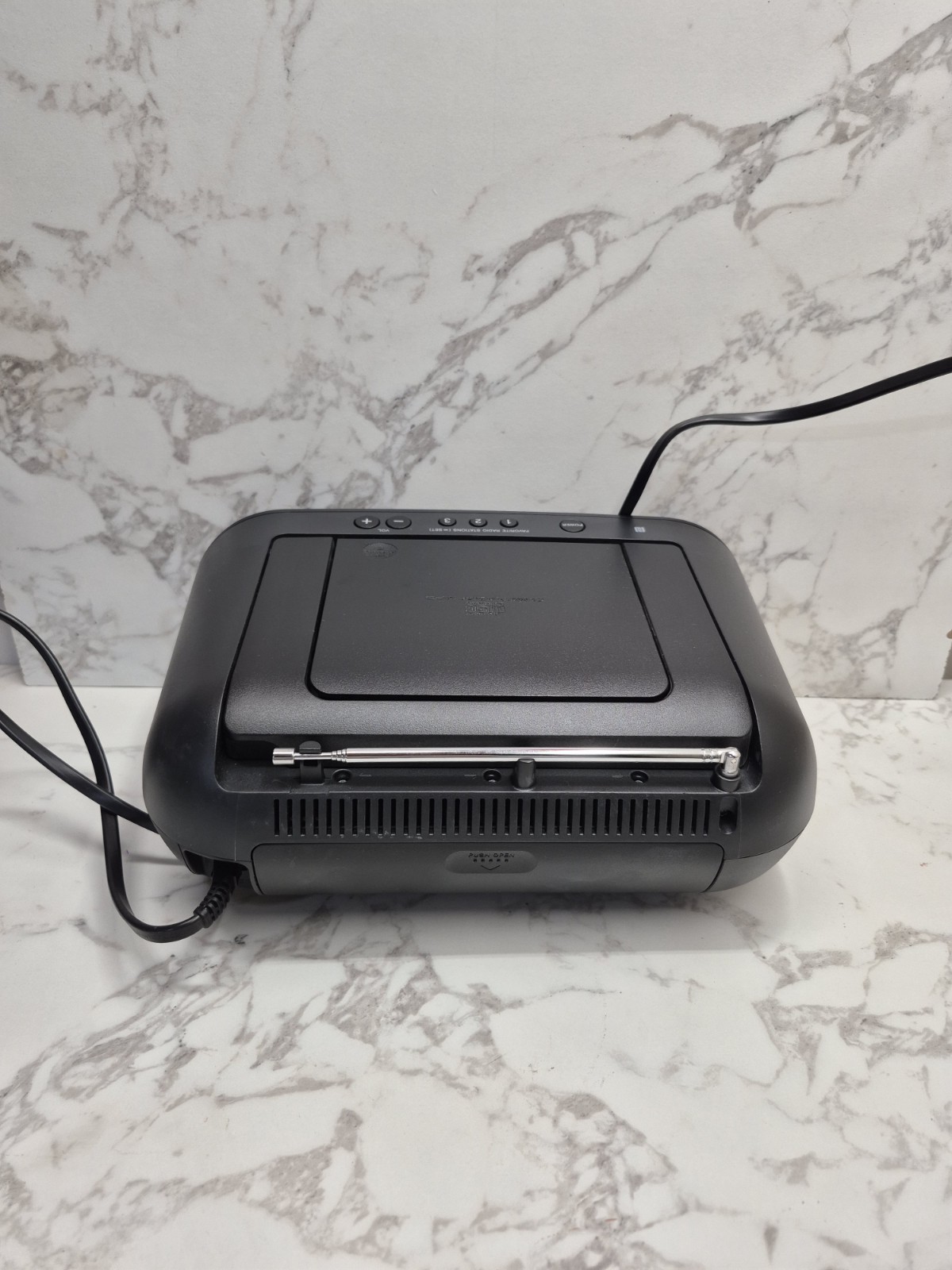 Sony ZS-RS60BT CD Boombox W/ Bluetooth, AM/FM, USB, Headphone Tested Works