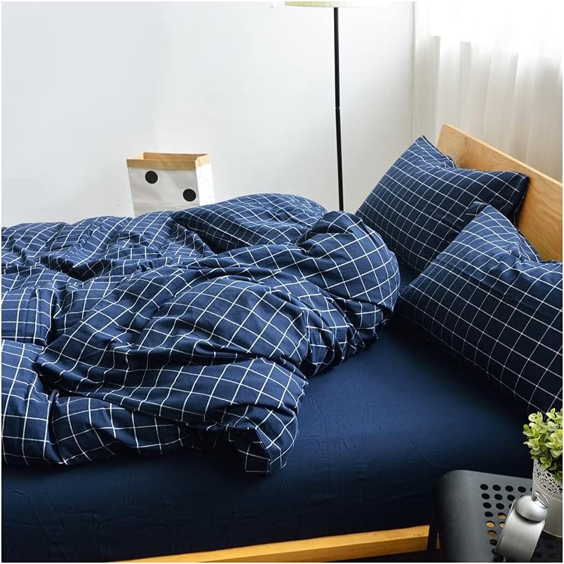 100% Washed Cotton Duvet Cover for Weighted Blanket 60x80