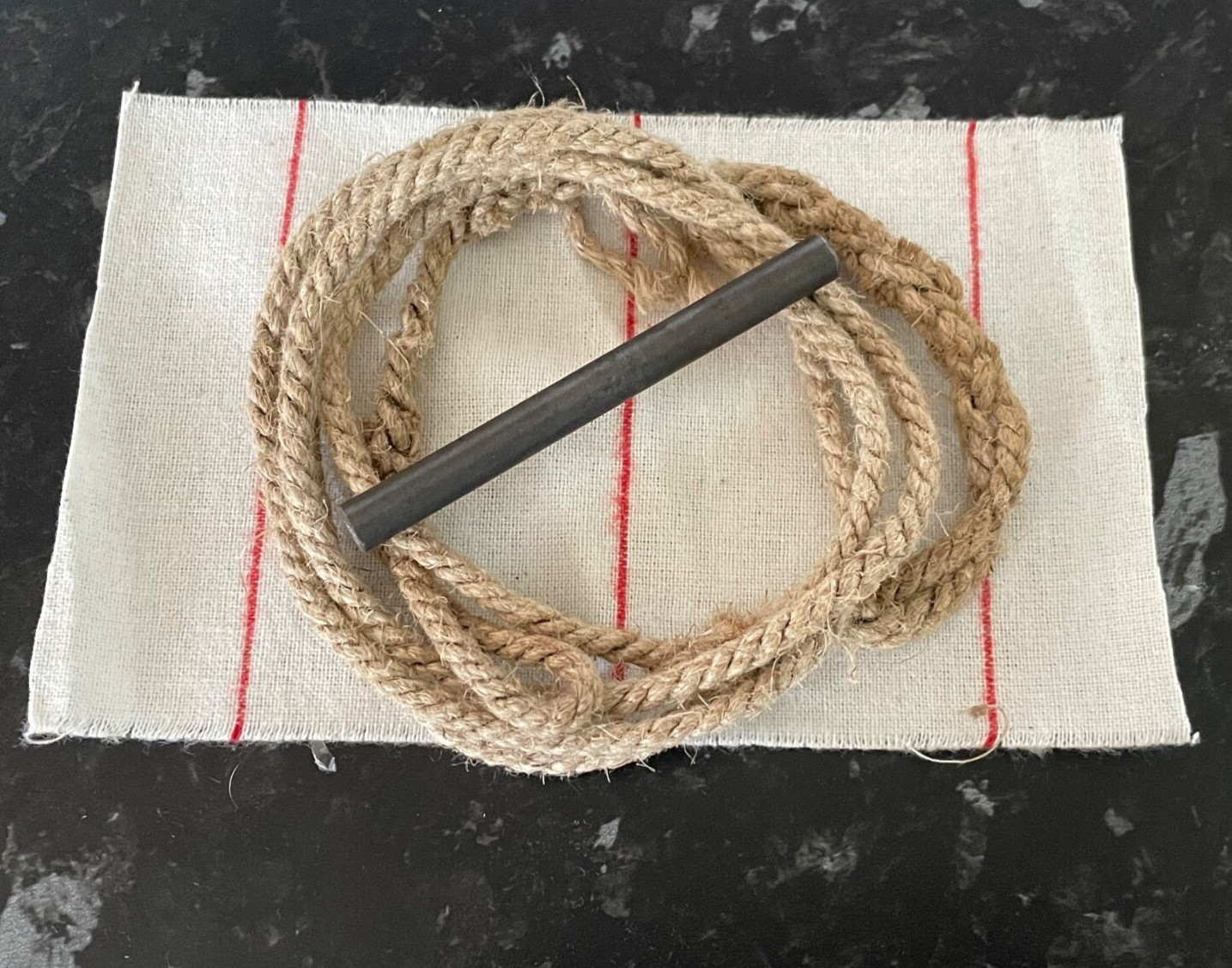 BRITISH MARTINI ENFIELD to LEE ENFIELD PULL THROUGH CORD With STEEL WEIGHT + GAU