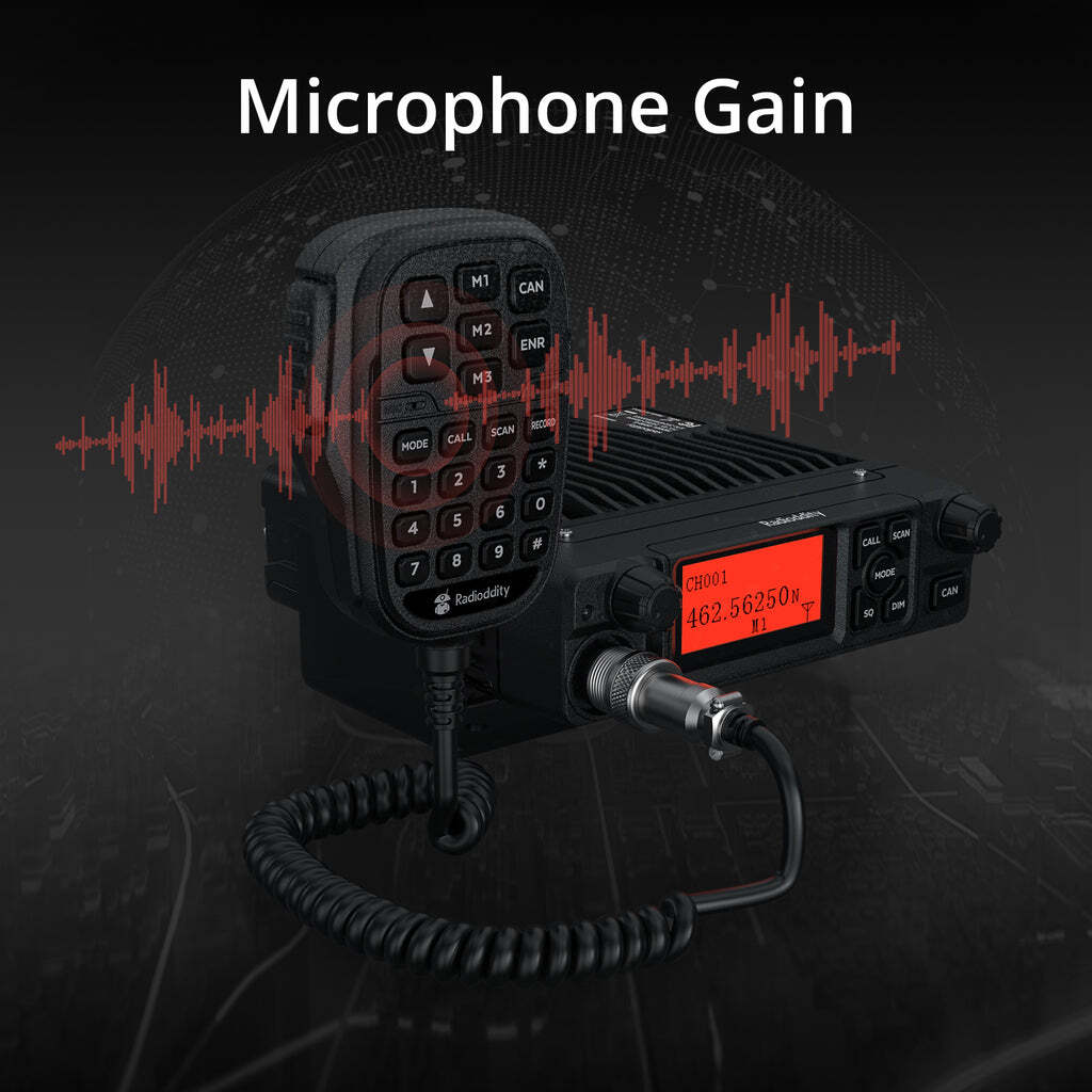 Radioddity DB40-G GMRS Mobile Radio | 40W | Repeater Capable | 199 Channels