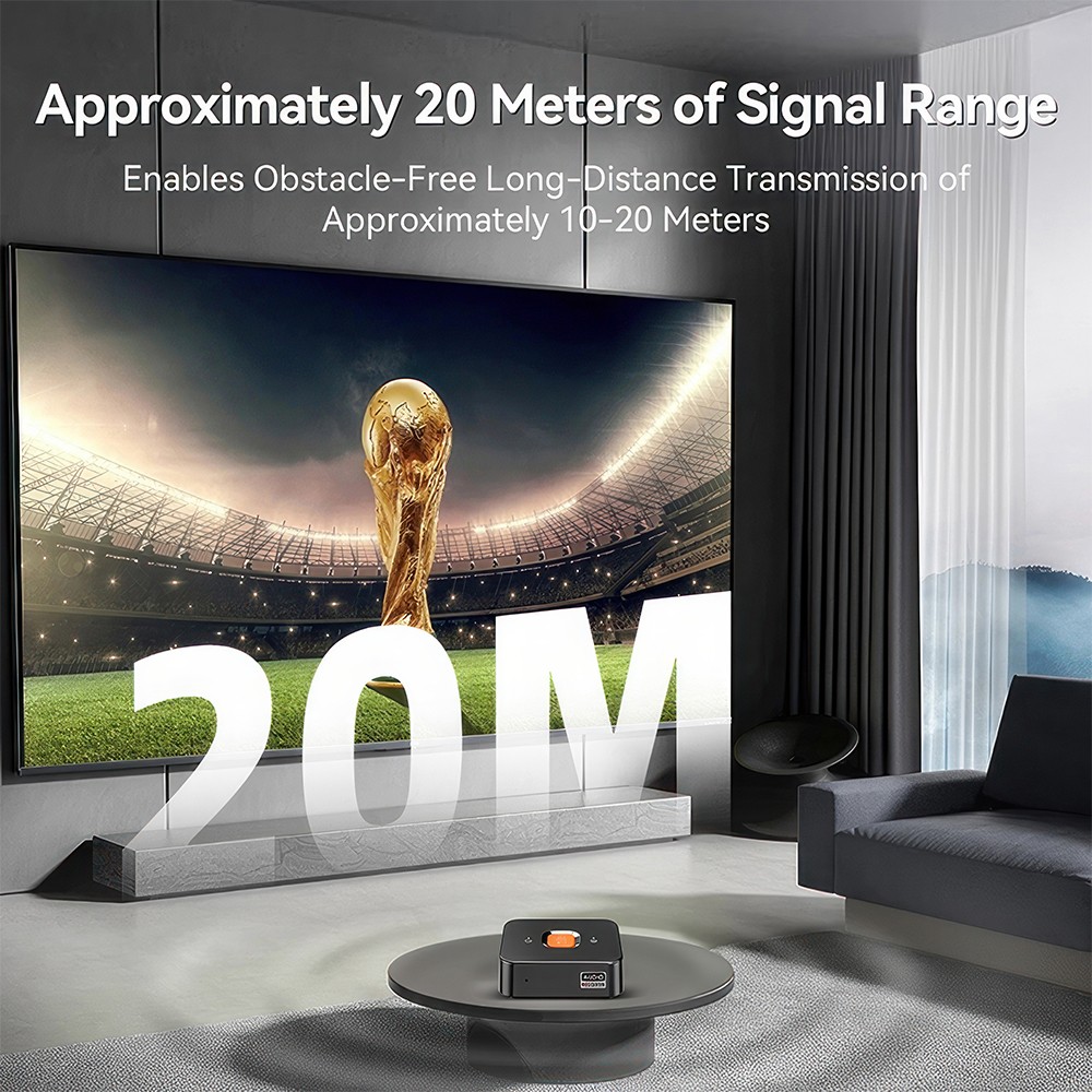 Bluetooth 6.0 Audio Receiver Adapter for Home Stereo Music Streaming w/ AUX RCA