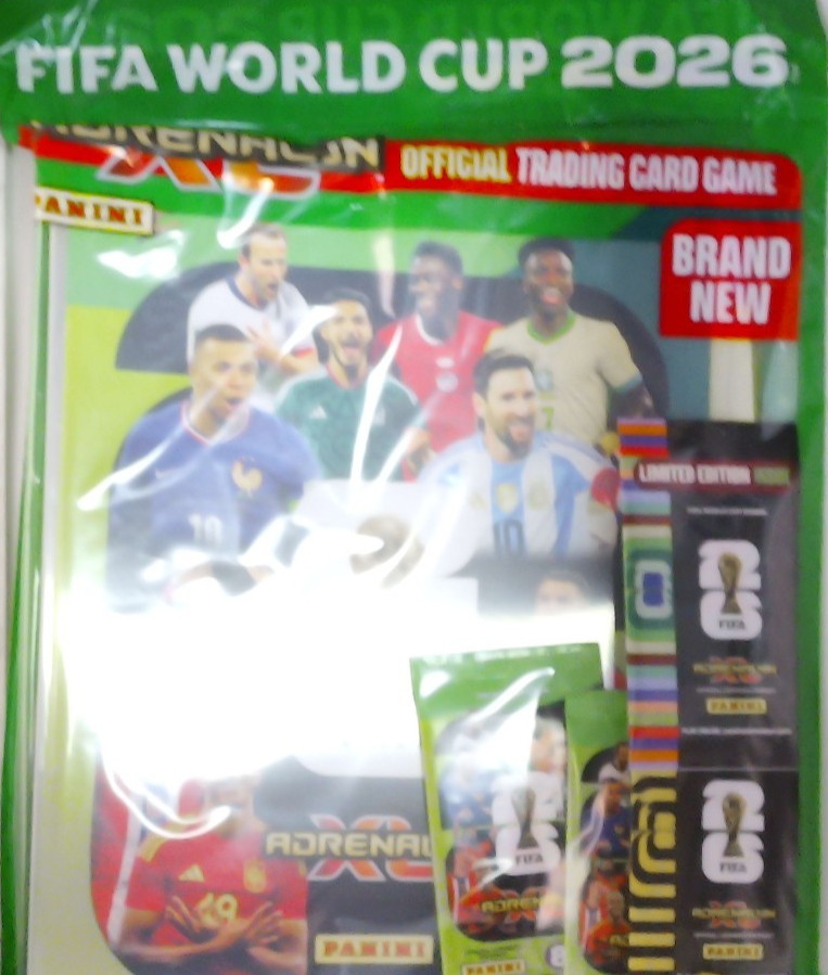 Panini Adrenalyn XL FIFA World Cup Trading Cards Collection 2026 Starter Pack