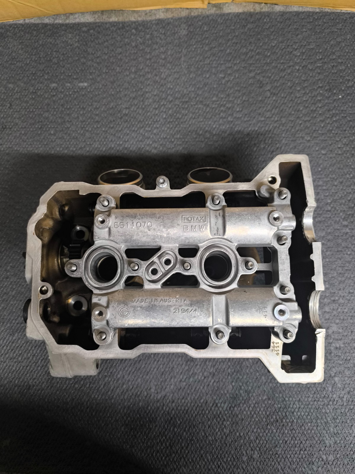 Husqvarna Nuda 900 Cylinder Head Complete BMW Rotax OEM 2 Bent Exhaust Valves