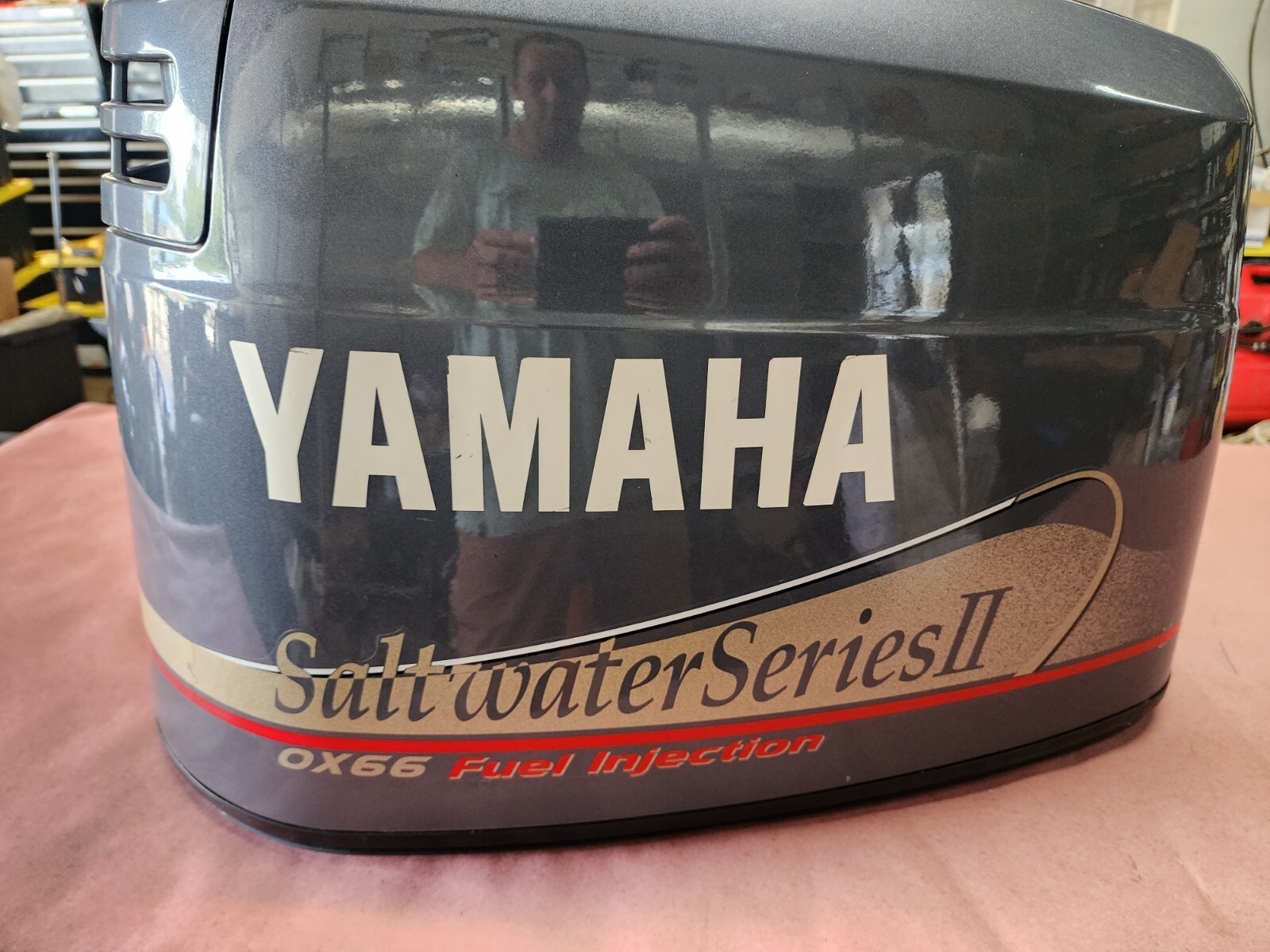 YAMAHA TOP COWLING ASSY, 67H-42610-00-4D, 2002 200HP OX66 2.6L, 83EP-46