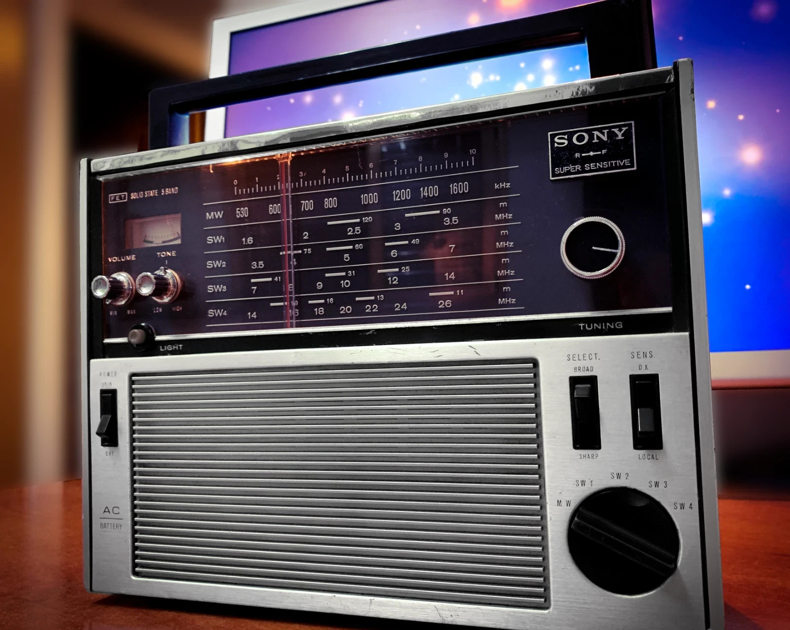 SONY TR-1300 🌈RaRe🌈 World Radio Band LW MW SW