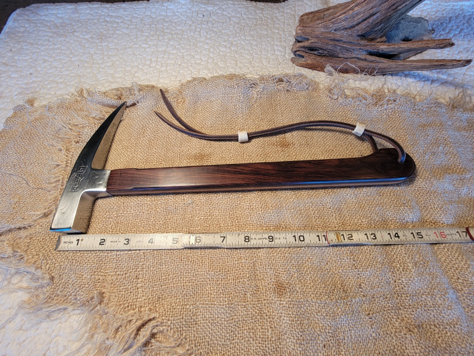 ANTIQUE HIBBARD SPENCER BARTLETT OVB ROCK PICK PROSPECTOR HAMMER NEW BRW HDL.