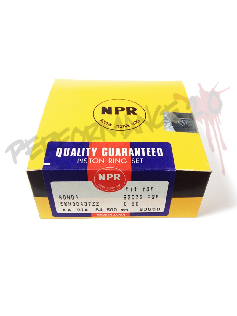 CUSTOM YCP B20 84.5MM HIGH COMPRESSION PISTONS WITH NPR RINGS B20B B20Z CRV