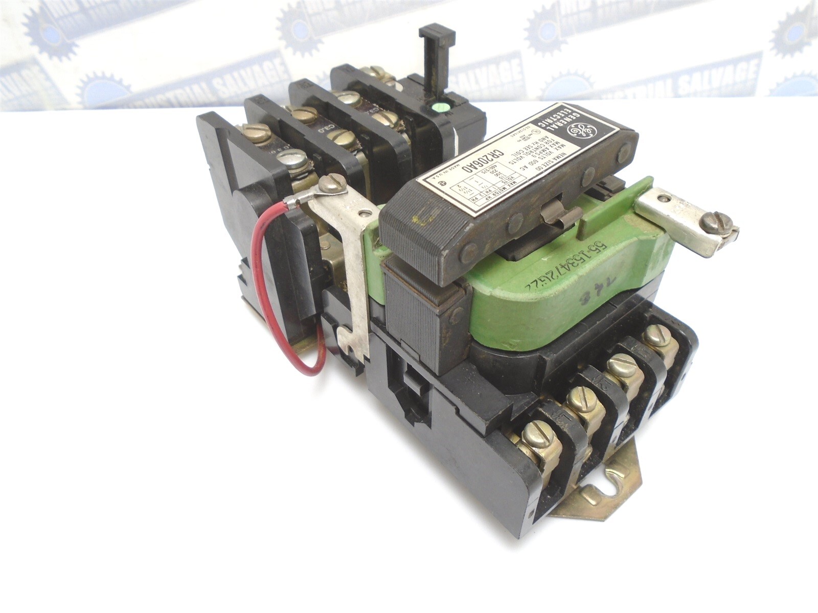 GE - CR206A0 - SIZE 00 STARTER CONTACTOR 9A - 115-575V - 1/3-2HP - 110/120V Coil