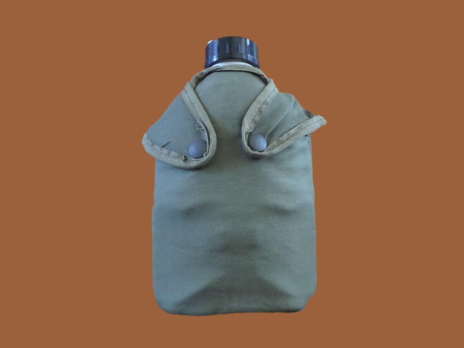French Military Oversize Airborne Style Canteen With Cup & Cover 48 ounce