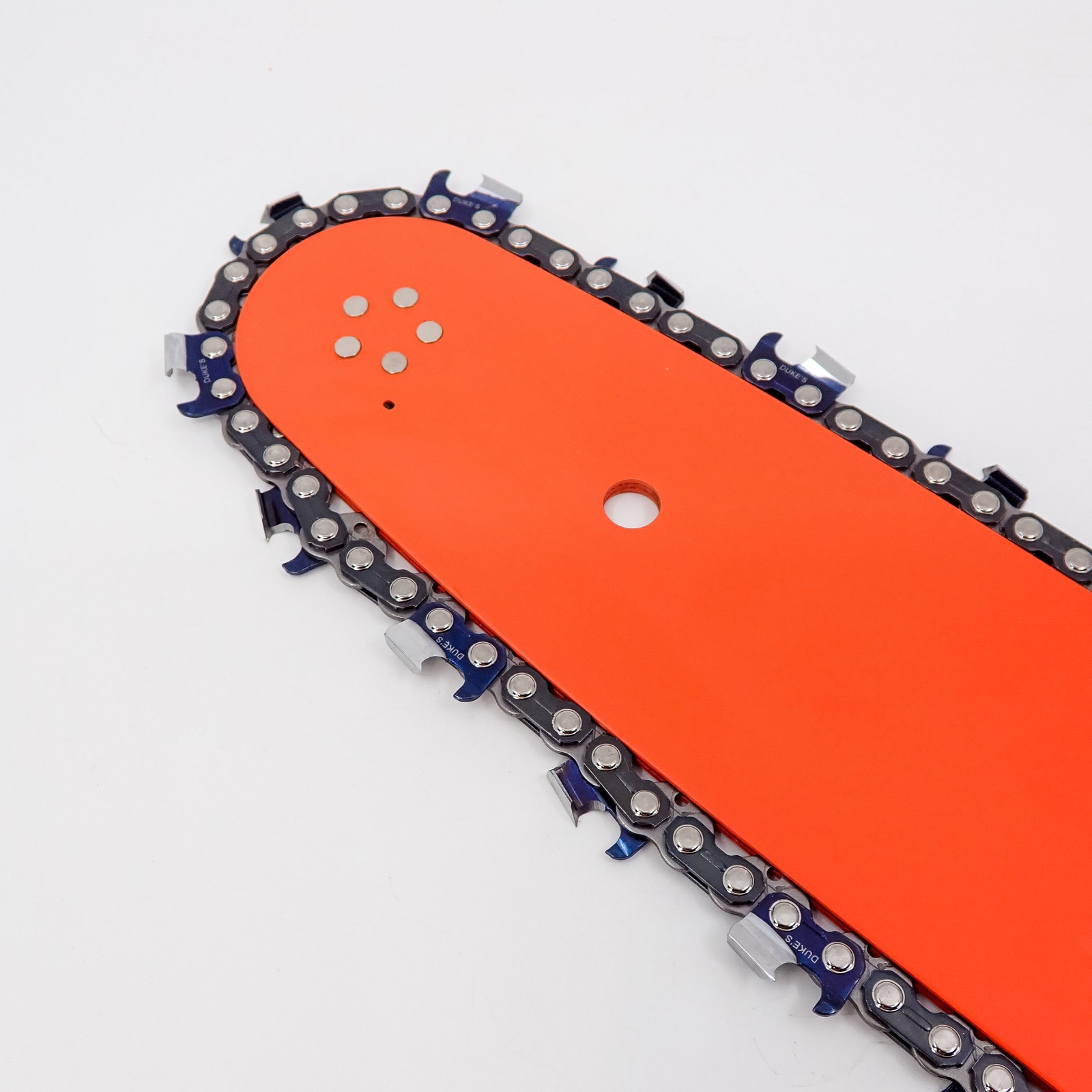 THE DUKE'S BAR AND FULL CHISEL HARD CHROME CHAIN COMBO