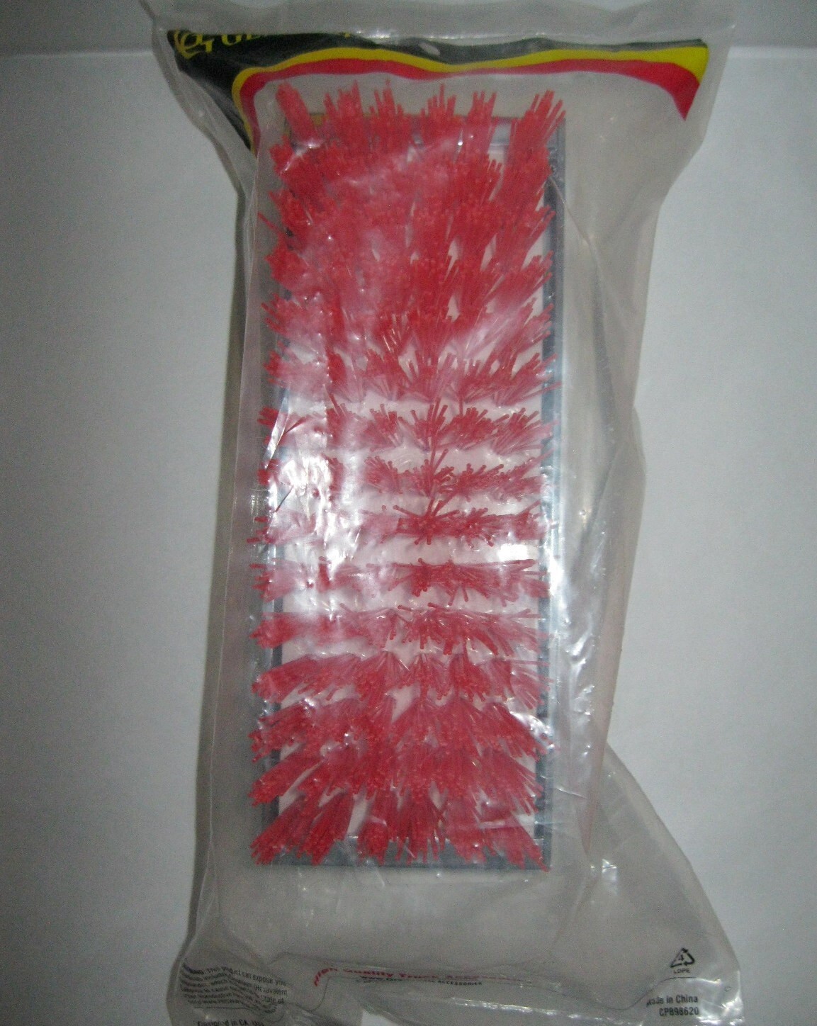 New Grand General 98992 Chrome Aluminum Boot Caddie with Red Brush & Hardware