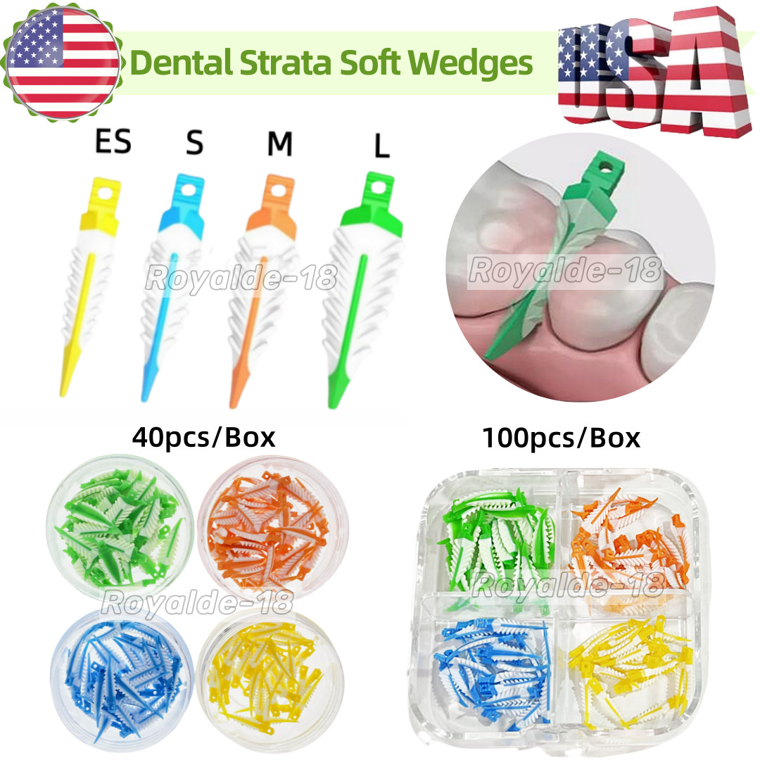 Dental Endo Composite Wedge Strata Wedges Soft Cervical Seal Diastema Matrix
