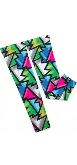 Crystal Design Bright Color Compression Protective Arm Sleeves Brand New 4 Total