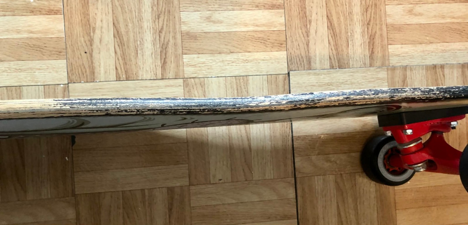 SANTA CRUZ BIG FOOT / SCREAMING FOOT -JIM PHILLIPS- USED LONGBOARD