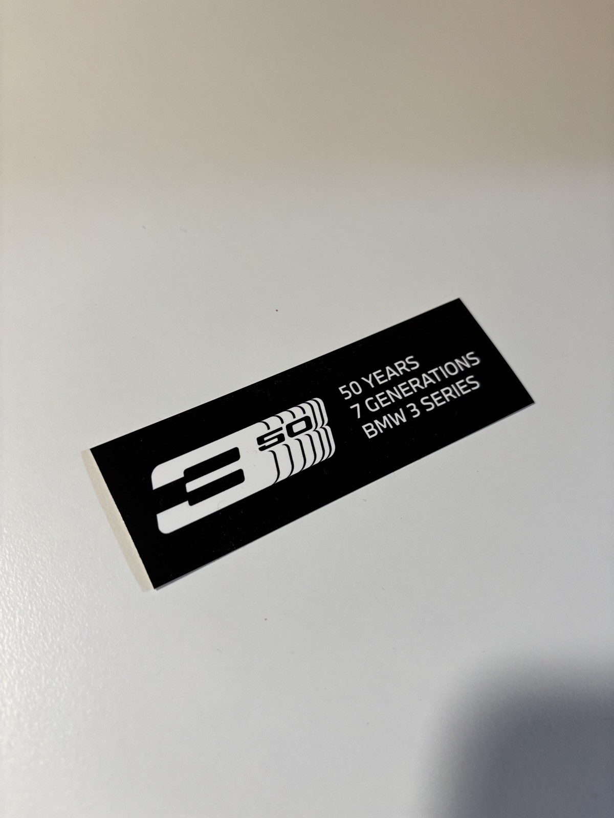 BMW Sticker Decal “50 Years BMW 3 Series” M3 E30 E36 E46 E90 E92 F30 G20