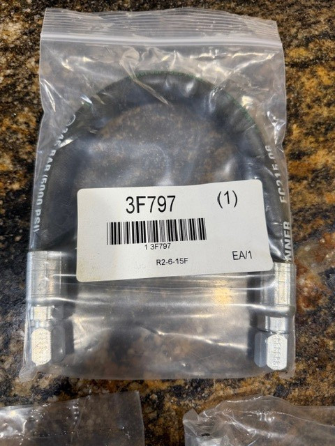(3) Eaton R2-6-15F Hydraulic Hose Assembly Lot of 3 New