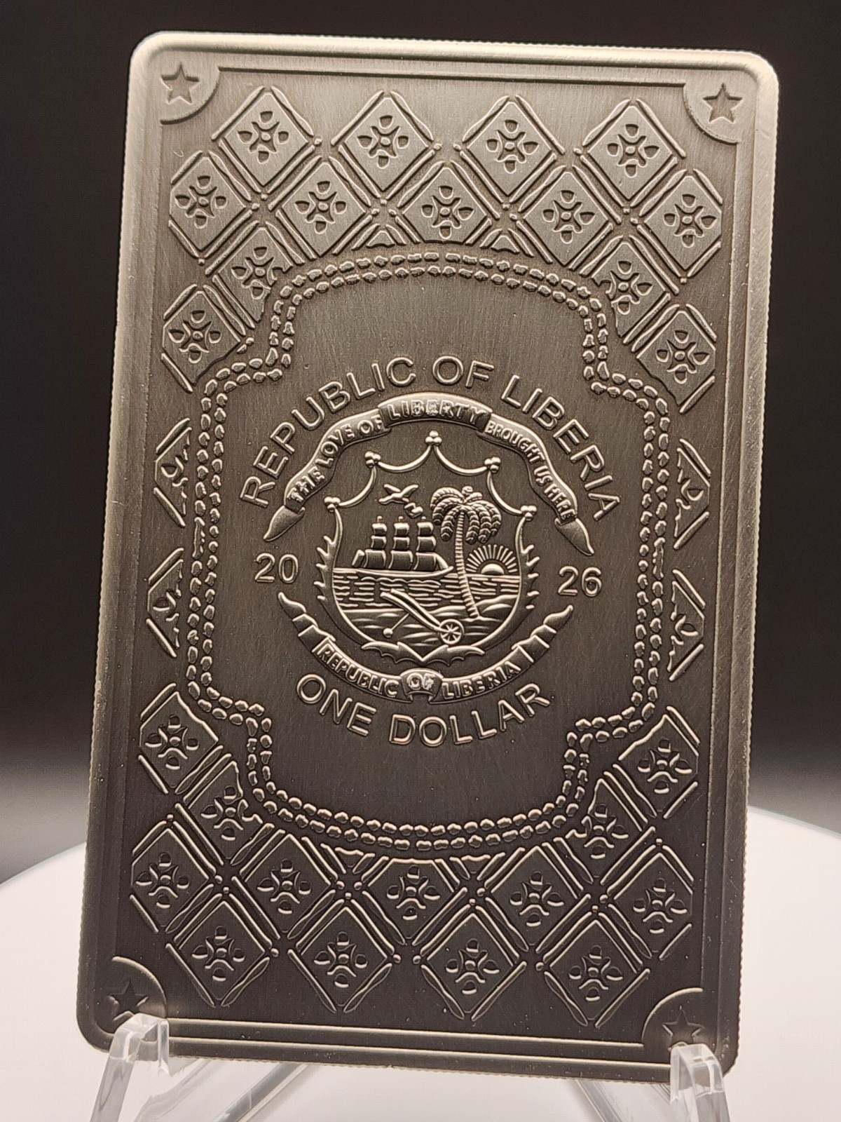 LAST STAND Gunslinger 100g Coin Bar 1$ Liberia 2026